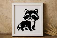 Cute Funny Raccoon SVG Product Image 1