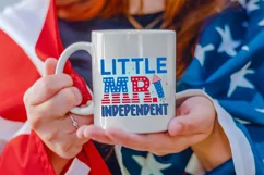 Little Mr. independent 4th of July Sublimation Design Product Image 2