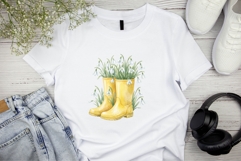 Watercolor Spring Gardening Clipart Product Image 2