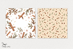 Christmas digital paper, background clipart Product Image 2