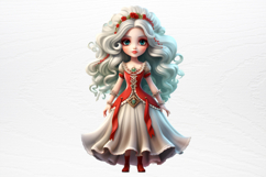 Christmas Little Girl Clipart PNG Product Image 2