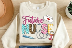 Future Nurse PNG Sublimation Design, Nursing Student Shirt Product Image 2