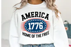 America 1776 Svg Design | Svg Cut Files | Shirt Svg Product Image 1