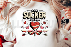 I Am Sucker For You Valentines Day Graphic Vector Product Image 2