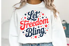Let Freedom Bling Svg Design | Svg Cut Files | Shirt Svg Product Image 2