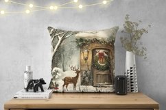 Christmas Village Pillowcase, Winter Pillow Case Designs Product Image 2