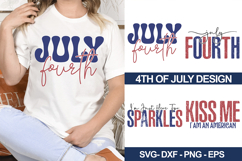 4th Of July T-shirt Design - 4th Of July Design Product Image 1