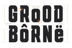 Brodhera - Classic Vintage Rounded Bold Condensed Sans Font Product Image 3