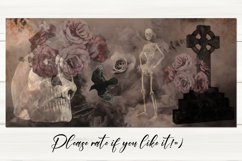 Gothic skull floral design | Sublimation Mug design, JPG Product Image 2