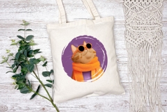 Funny Cat Illustration, Cartoon Cat PNG, Animals PNG Product Image 2