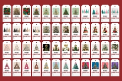 Cartoon Christmas Gift Tags Bundle, Printable Christmas Product Image 2