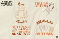 Autumn Vibe design print SVG PNG EPS Product Image 2