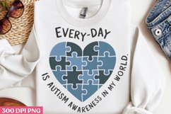 Every day is Autism PNG, Autism Sublimation PNG Product Image 3