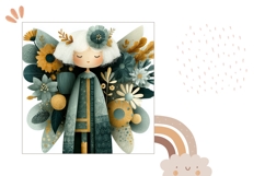 Cartoon Fairy Pillow Sublimation, Fantasy Pillow PNG Product Image 2