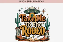 Take me to the rodeo png design for T-shirts Product Image 2
