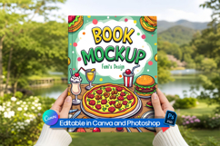 8.5x11 book hardcover mockup Product Image 4