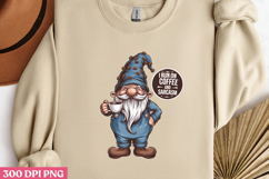 Funny Gnome Love Coffee Product Image 2
