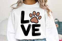 Love Svg Design | Paws Svg | Svg Cut File Product Image 2