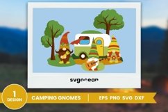 Camping Gnomes SVG Bundle | Hiking | Fishing Product Image 7