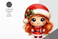 Christmas clipart|Gingergirl clipart|Christmas sublimation Product Image 1