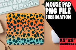 Abstract Leopard Mouse Pad Gradient PNG Product Image 1