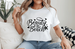 Beauty &amp; the Beach SVG Design, Summer &amp; Beach SVG Design Product Image 2