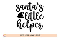 Santa&#039;s little helper SVG Product Image 1