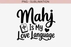 Mahjong quote png design for T-shirts Product Image 3