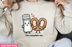 You Complete me PNG, Valentine Sublimation PNG Product Image 3