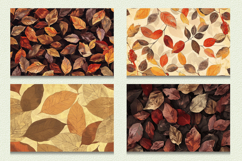 Dried Fall Leaves Cutting Boards sublimation Design Product Image 2