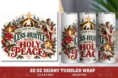 Let Jesus Be Your Peace Christmas PNG, Christian Nativity Ch Product Image 1