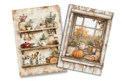 Country Kitchen Junk Journal Pages Product Image 2