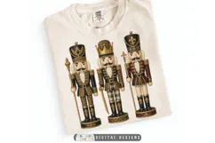 Preppy Nutcracker PNG | Leopard Print Christmas PNG Product Image 1