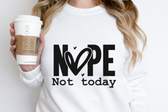 No Not Today SVG Product Image 3