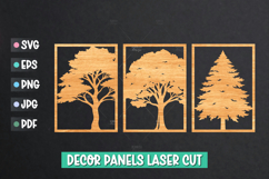 18 Tree Wall Art SVG - Tree Templates Cut Files Product Image 3