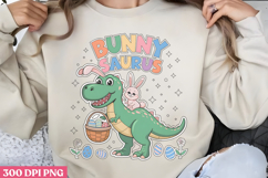 Bunny saurus PNG, Design Easter Sublimation PNG Product Image 1