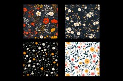 Disty Floral Digital Paper Patterns Product Image 2