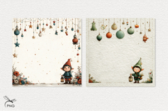 Christmas Elf digital paper, background clipart Product Image 2