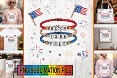 Bright TOTE BAG Sublimation Magic, Patriotic Product Image 1