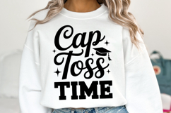 Cap Toss Time svg | Graduation Svg | Shirt Svg Product Image 1