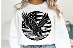 USA Eagle Svg Design | Svg Cut Files | Shirt Svg Product Image 2