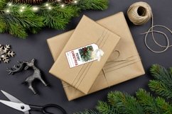 Christmas Village Gift Tags, Santa Claus Gift Tag Designs Product Image 2