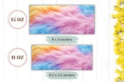 Pink Fur Mug Design, Pink Mug Sublimation, Fur Texture Product Image 2