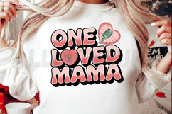 Mama Sublimation PNG, Mother’s love Sublimation Design Product Image 2