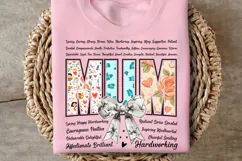 Floral Mum Coquette Bow PNG | Mother's Day PNG Product Image 2