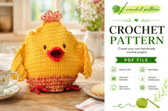 Chicken Tea Cozy Crochet Pattern PDF Product Image 5