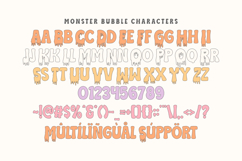 Monster Bubble - Playful Halloween Display Font Product Image 2