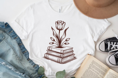Reading Books Flowers Product Image 3