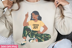 Empowering Black Girl Clipart PNG Product Image 1