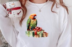 Pets Love Christmas Watercolor Clipart, Christmas PNG Product Image 2